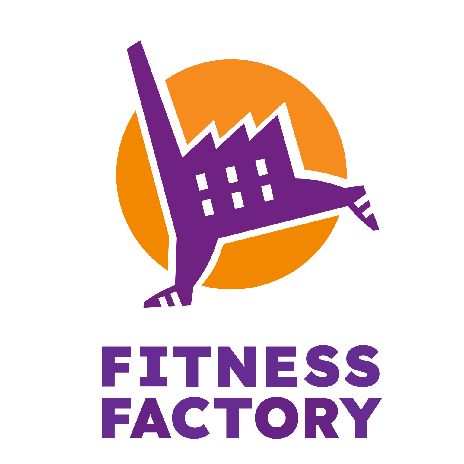 Fitness factory logo horizontaal
